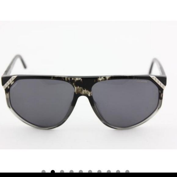 AUTHENTIC Versace Gray Havana Polarized Sunglasses - Picture 7 of 14